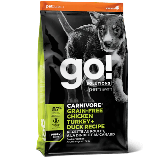 go! Carnivore Grain Free Chicken, Turkey & Duck Puppy Food