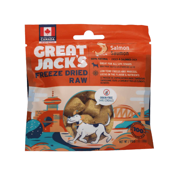 Great Jacks Freeze Dried Raw Salmon