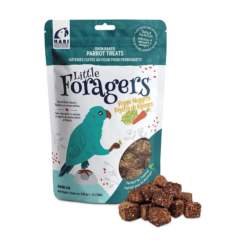 Hari Little Foragers Oven Baked Parrot Treats - Veggie Nuggets 525g