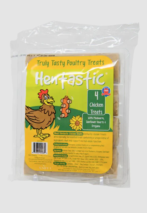 Hentastic Mealworm Treat - Sunflower Heart & Oregeno 4 pack