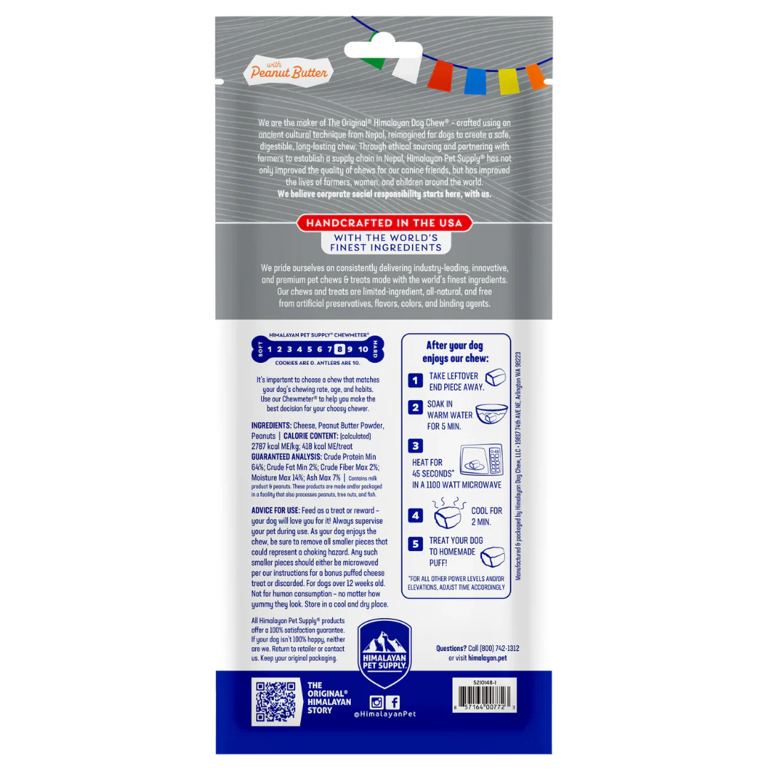 The Original Himalayan Dog Chew with Peanut Butter Extra Large 150g - Image 2