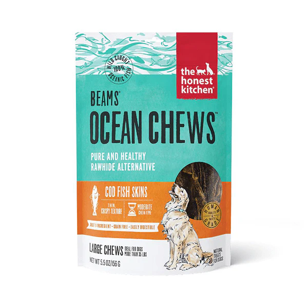 Honest Kitchen Beam's Ocean Chews - Cod Fish Skins