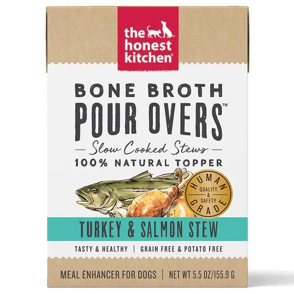 Honest Kitchen Bone Broth Pour Overs - Turkey & Salmon Stew
