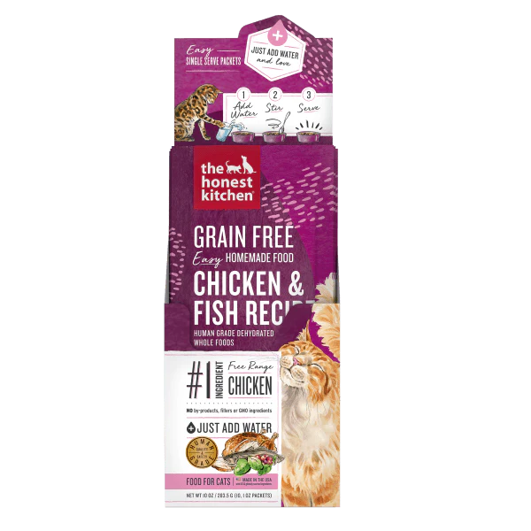 Honest Kitchen Dehydrated Chicken & Fish Food for Cats