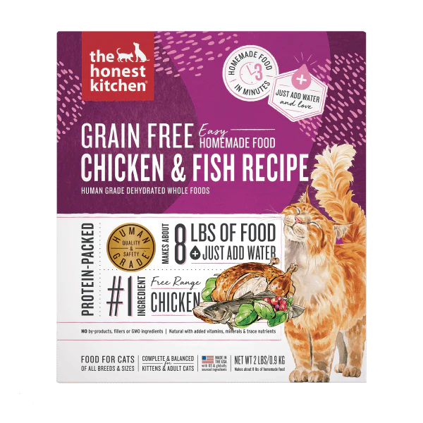 Honest Kitchen Dehydrated Chicken & Fish Food for Cats - Image 2
