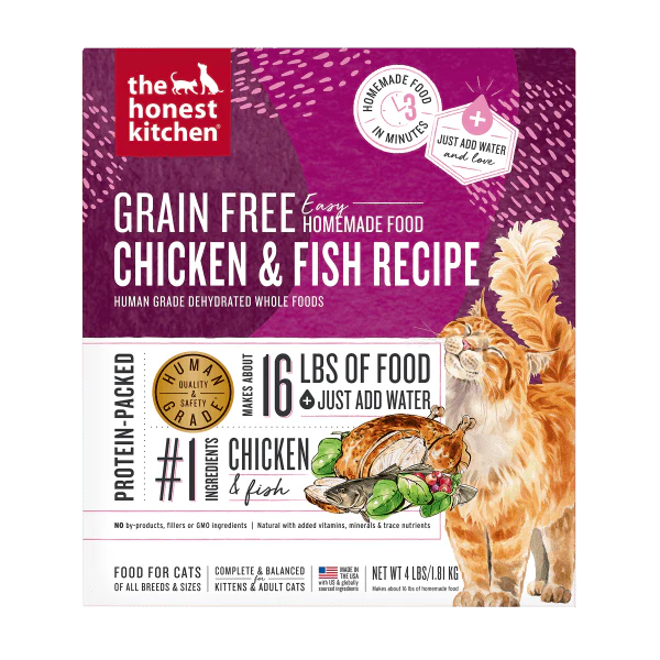 Honest Kitchen Dehydrated Chicken & Fish Food for Cats - Image 3
