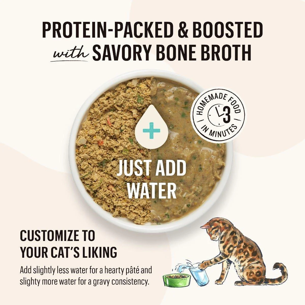 Honest Kitchen Dehydrated Chicken & Fish Food for Cats - Image 4