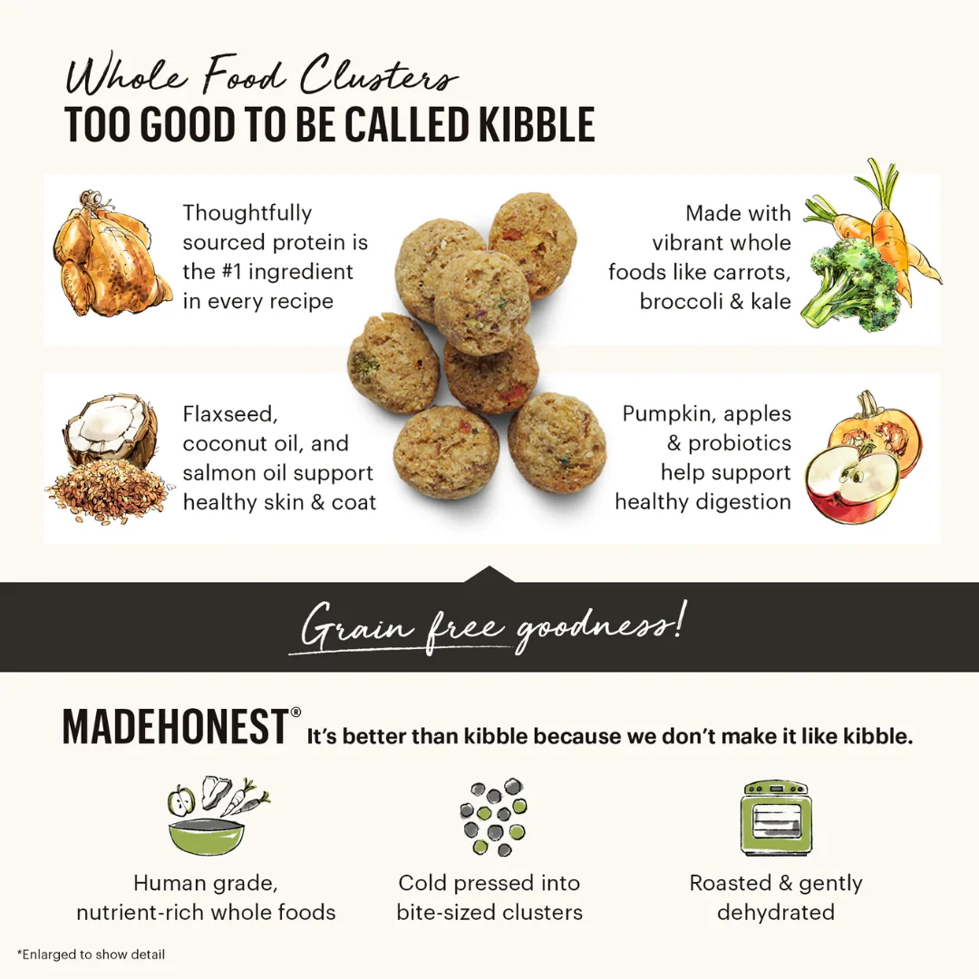 Honest Kitchen Grain Free Chicken Clusters for Puppies - Image 7