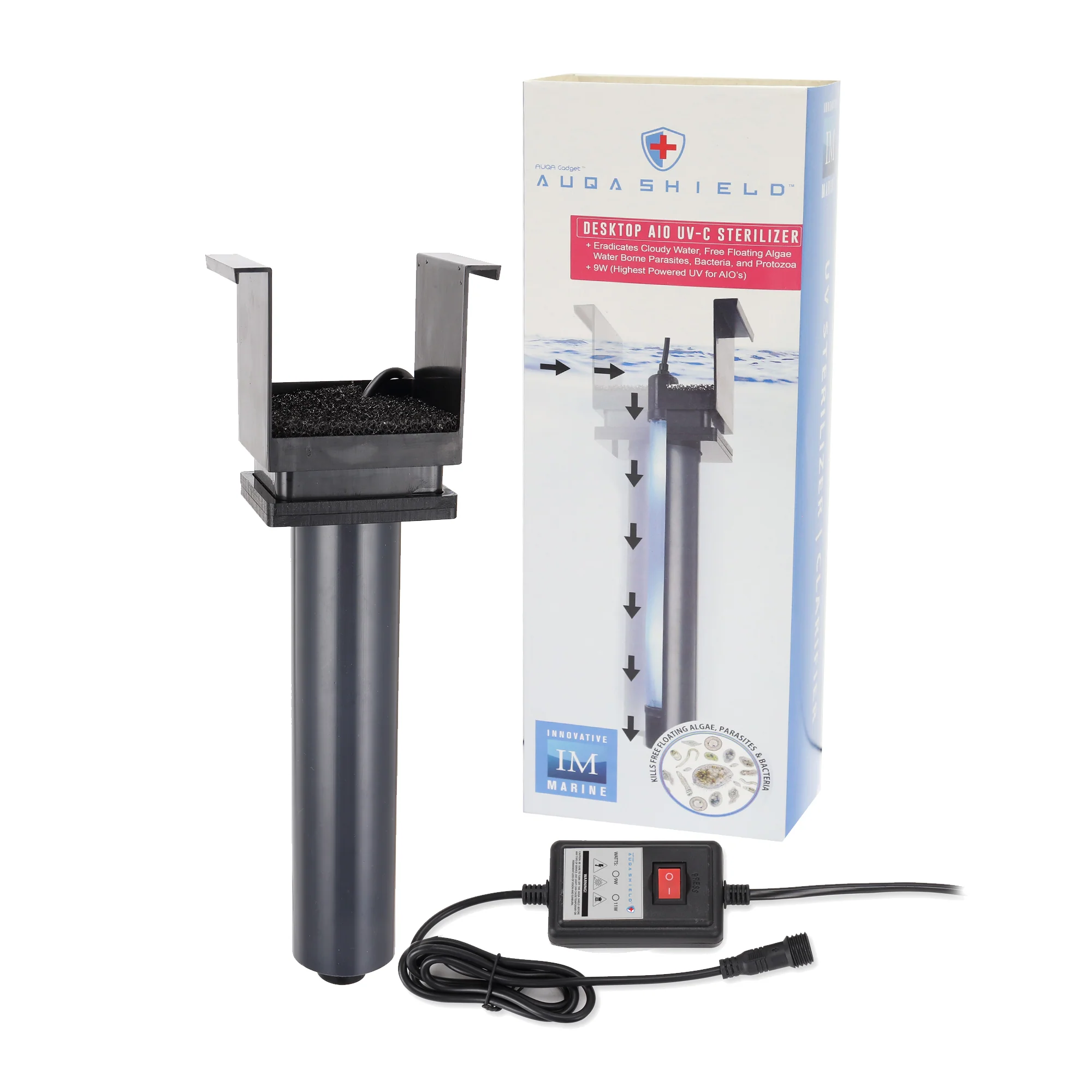 Innovative Marine AuqaShield 9 Watt UV Sterilizer / Clarifier - Desktop