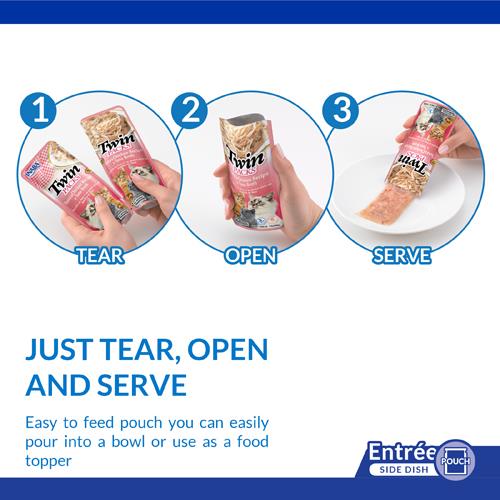 Inaba Twin Packs Tuna & Chicken Recipe in Tuna Broth 80g - Image 4
