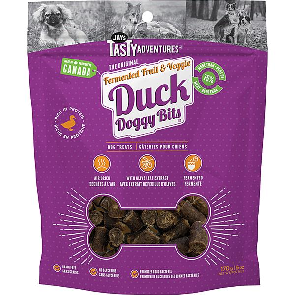 Jay's Fermented Fruit & Veggie Duck Doggy Bits 170g