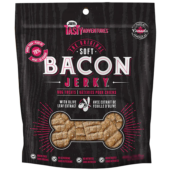 Jay's Soft Bacon Jerky - Available in 3 Sizes