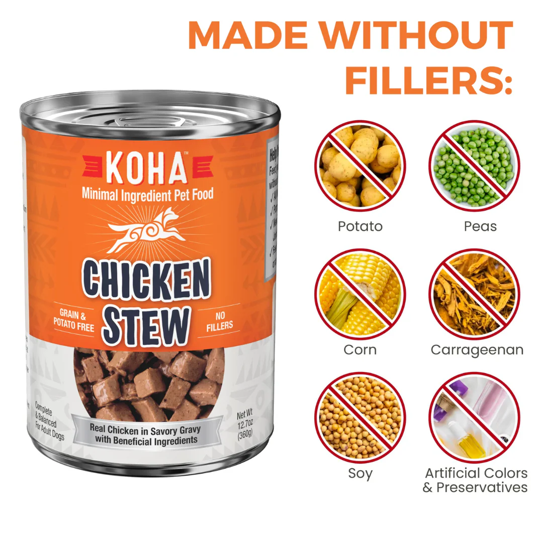 Koha Minimal Ingredient Chicken Stew for Dogs 360g - Image 6