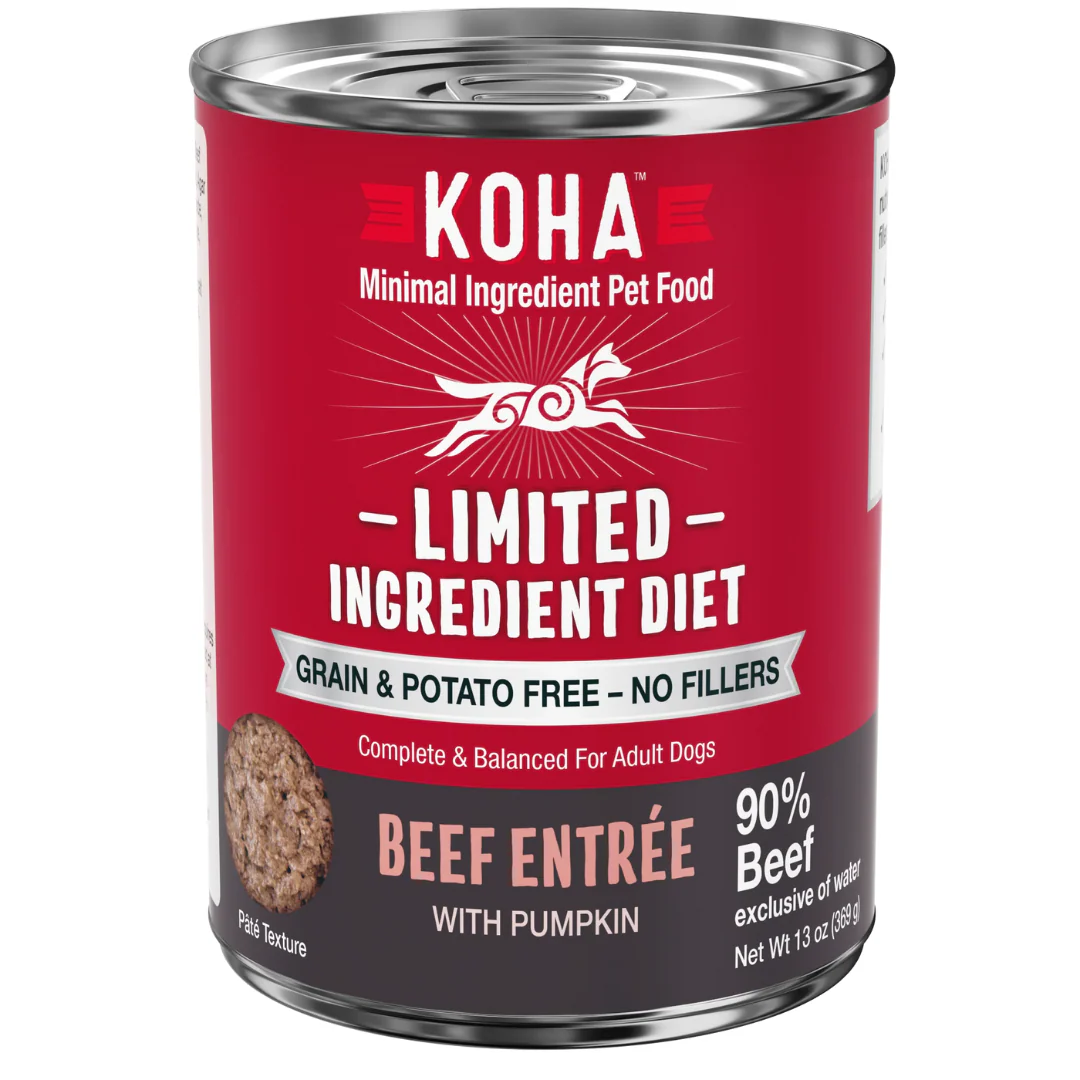 Koha Limited Ingredient Diet Beef Entrée for Dogs 369g