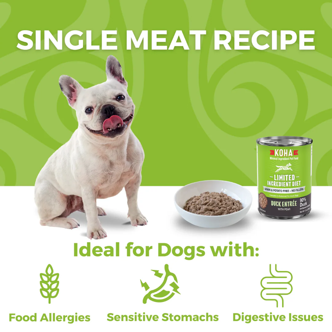 Koha Limited Ingredient Diet Duck Entrée for Dogs 369g - Image 3