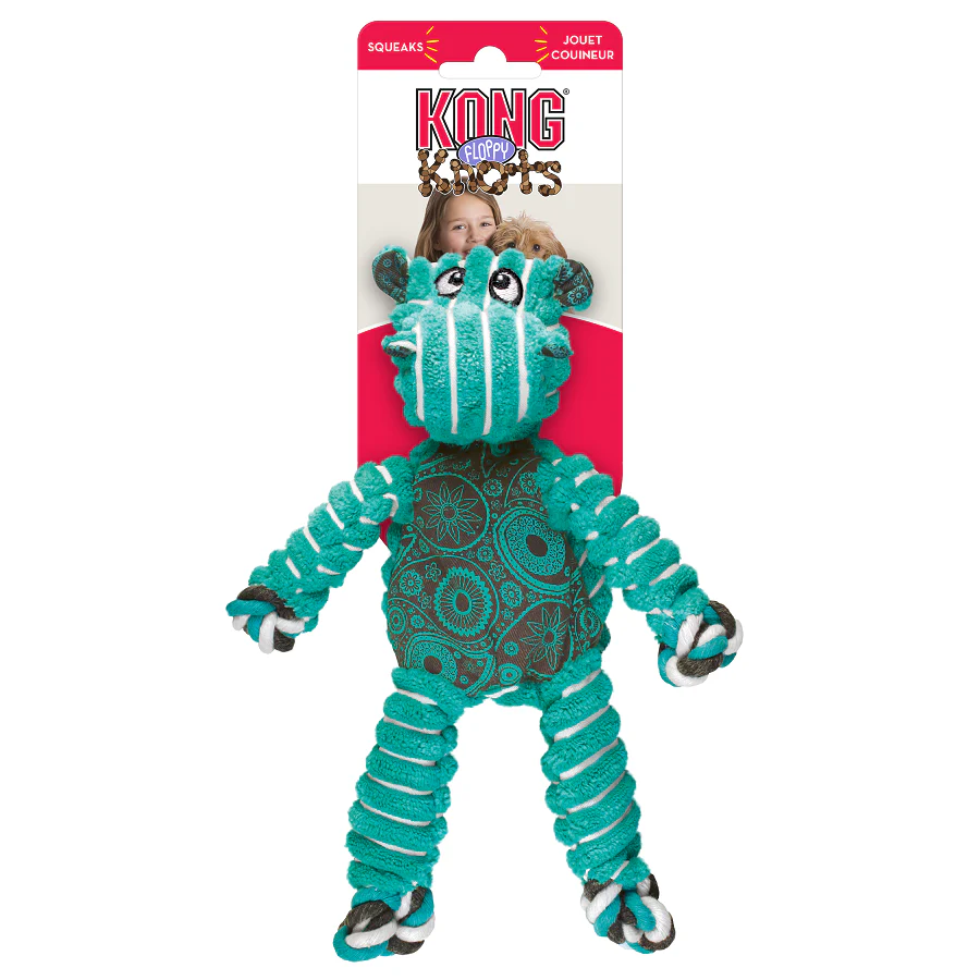 KONG Floppy Knots Hippo