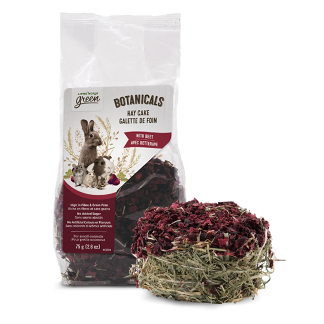 Living World Green Botanicals Hay Cake 75g - 3 Varietys Available - Image 3