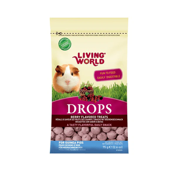Living World Guinea Pig Drops - 75 g