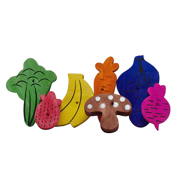 Living World Nibblers Fruit & Veggie Mix Wood Chews