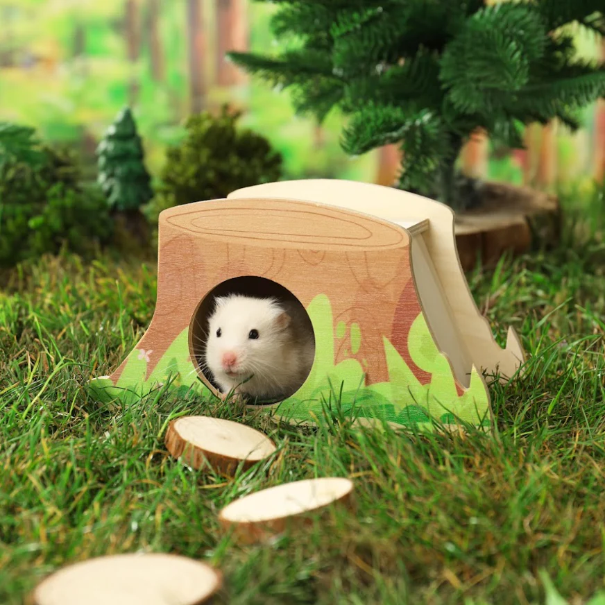 Mini & Moe Tree Stump Hide - Image 2
