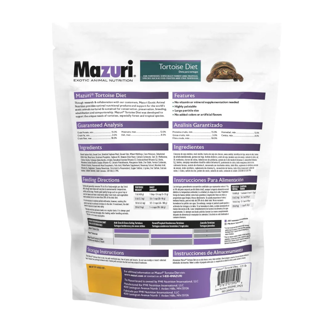 Mazuri Tortoise Diet 566g - Image 2