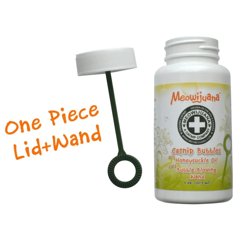 Meowijuana Catnip Bubbles with Honeysuckle Oil 147ml - Image 2