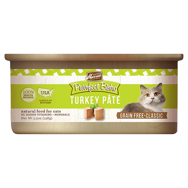 Merrick Cat Purrfect Bistro Turkey Pate - 156 g