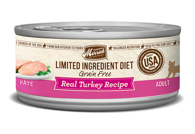 Merrick Limited Ingredient Diet Grain Free Cat Pate - Turkey 141g