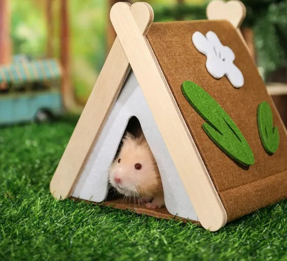Mini & Moe Camping Tent Hide for Small Pets - Image 3