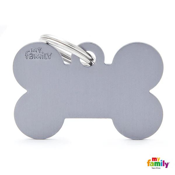 My Family Big Bone Aluminum Pet ID Tag - Image 2