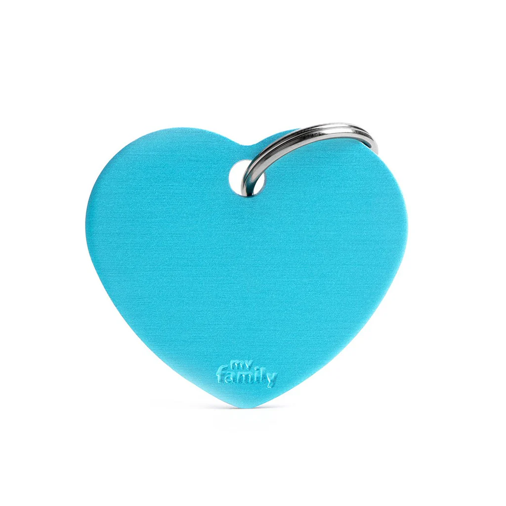 My Family Big Heart Aluminum Pet ID Tag - Image 4
