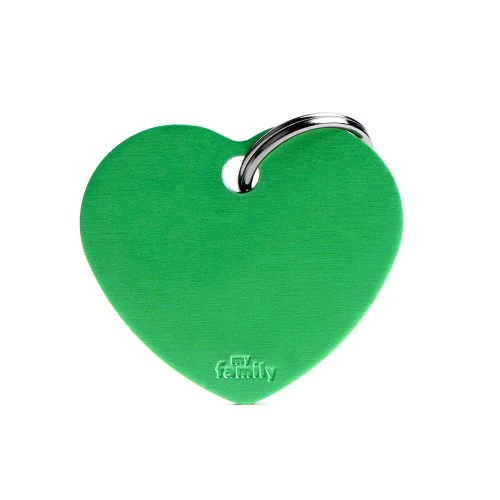 My Family Big Heart Aluminum Pet ID Tag - Image 5