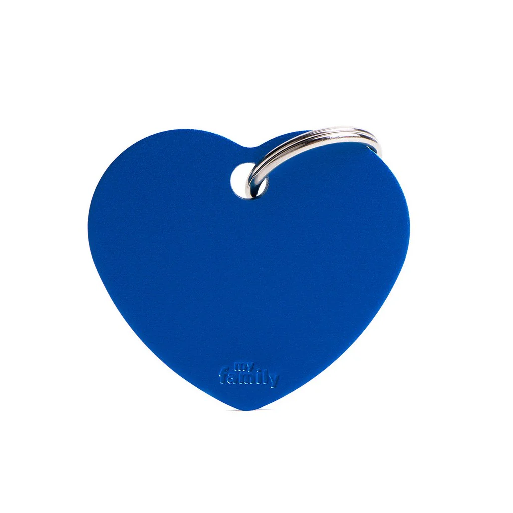 My Family Big Heart Aluminum Pet ID Tag - Image 6