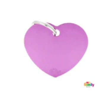 My Family Big Heart Aluminum Pet ID Tag - Image 9