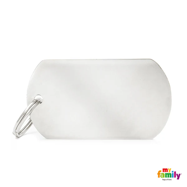 My Family Chrome Military Pet ID Tag - Image 2