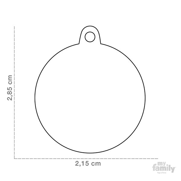 My Family Circle & Heart Pet ID Tag - Image 6