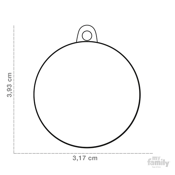My Family Circle & Heart Pet ID Tag - Image 5