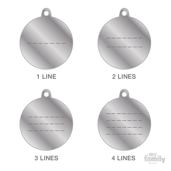 My Family Circle & Heart Pet ID Tag - Image 6
