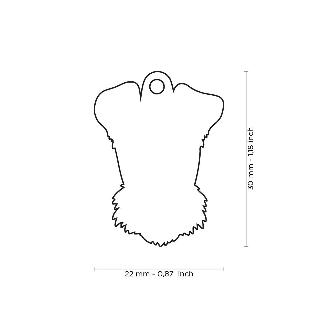 MyFamily Pet ID Tag - Airedale Terrier Dog Tag - Image 2