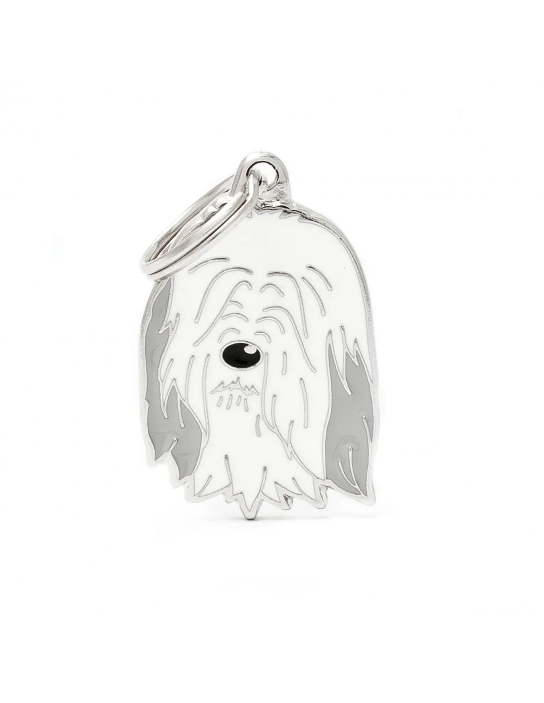 MyFamily Pet ID Tag - Bearded Collie Dog Tag