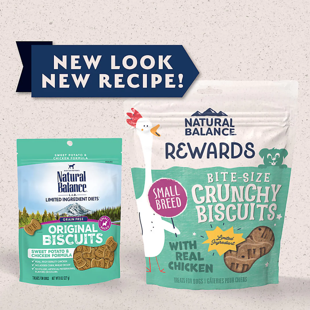 Natural Balance Rewards Bite-Size Crunchy Biscuits with Real Chicken - Small Breed 8oz - Image 4