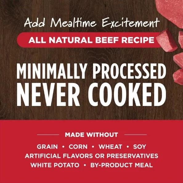 Instinct Raw Boost Shakers All Natural Beef Recipe 5.5oz - Image 5