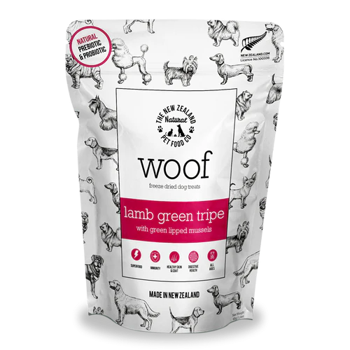 New Zealand Natural Woof Treats - Lamb Green Tripe 40g