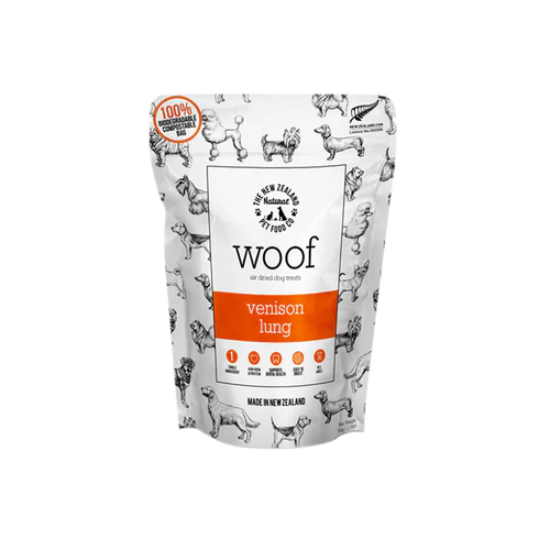 New Zealand Natural Woof Treats - Venison Lung 50g