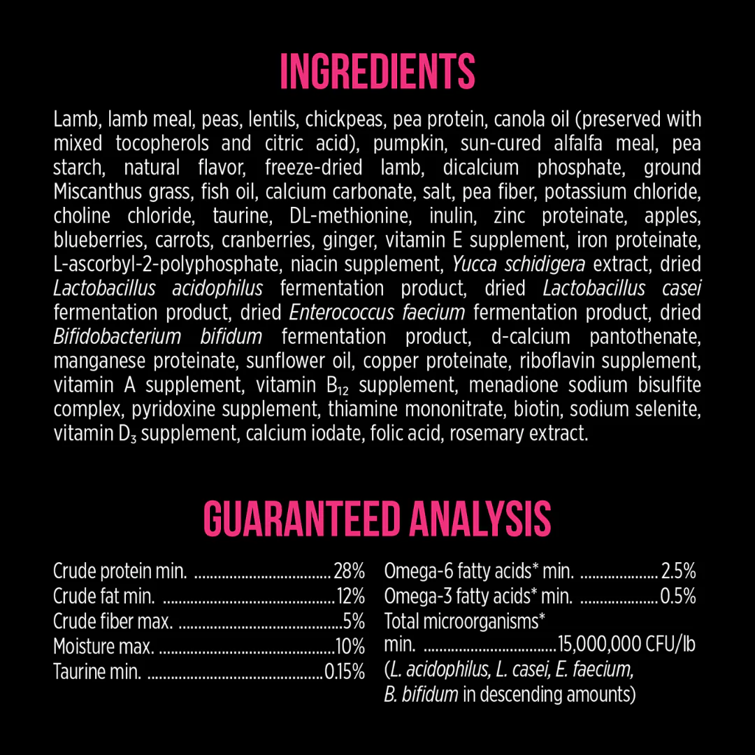 Nutrience SubZero Lamb & Pumpkin Limited Ingredient Dog Food - Image 8