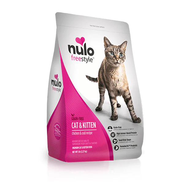 Nulo Freestyle Grain Free Cat & Kitten High Meat Chicken & Cod Cat Food