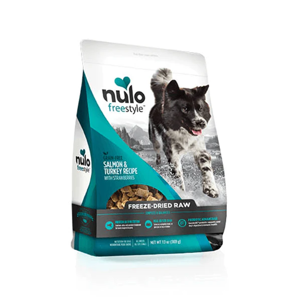 Nulo Freestyle Grain Free Freeze Dried Raw Salmon & Turkey with Strawberries Dog Food