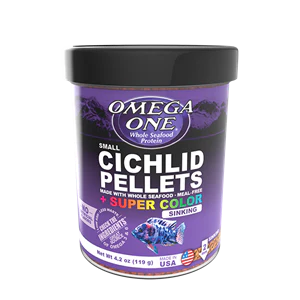 Omega One Small Sinking Cichlid Pellets 119g