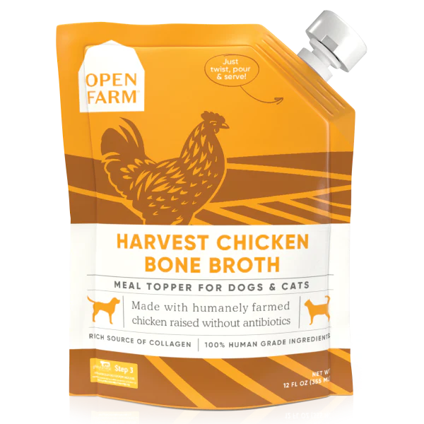 Open Farm Bone Broth Topper - Chicken 12oz