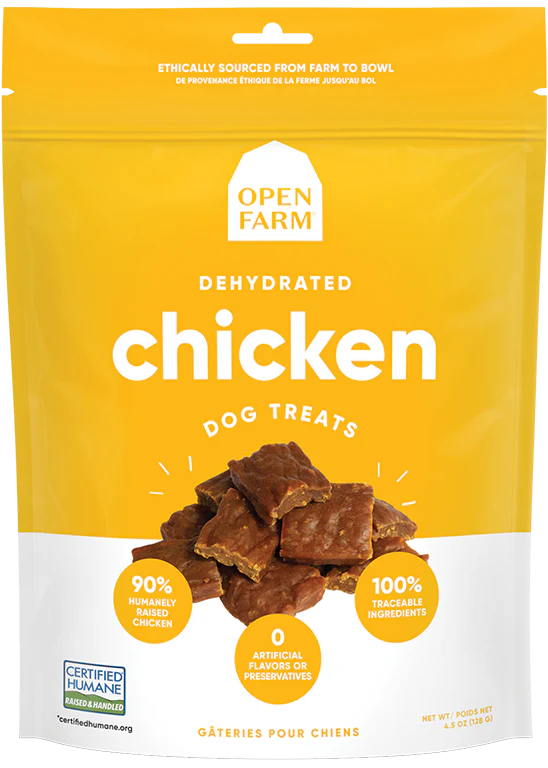 Open Farm Dog Dehydrated Chicken Treats 4.5oz